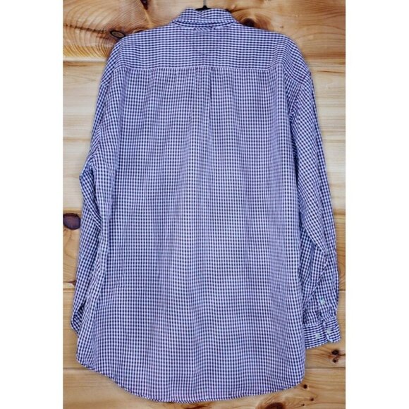 Tommy Hilfiger Dress Shirt Men's X Large Long Sleeve White Red Check - Picture 13 of 16